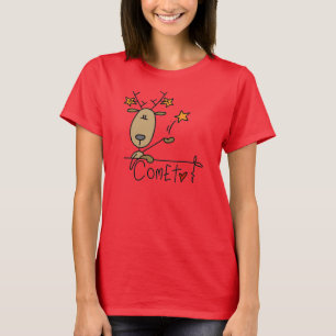 T-shirts et Cadeaux de Noël de Renne Comète