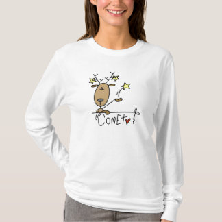 T-shirts et cadeaux de Noël de renne de comète