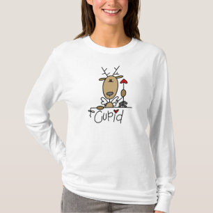 T-shirts et cadeaux de Noël de renne de cupidon