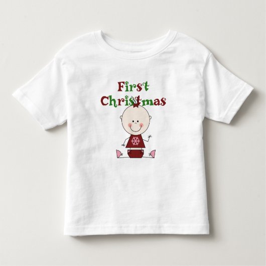 T-shirts et cadeaux de Noël pour la petite fille (Devant)