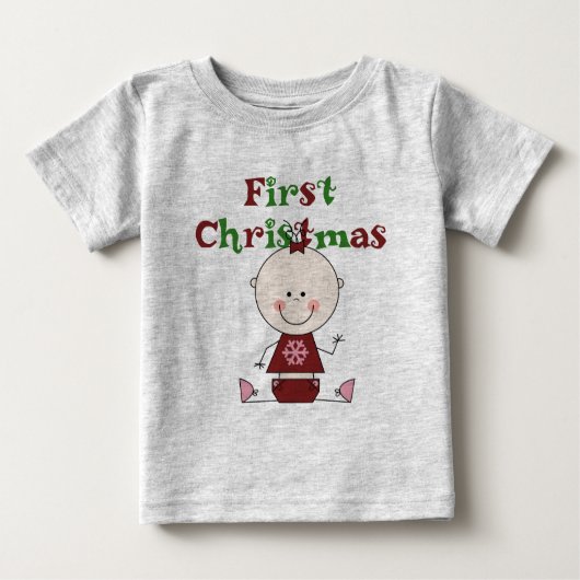 T-shirts et cadeaux de Noël pour la petite fille (Devant)