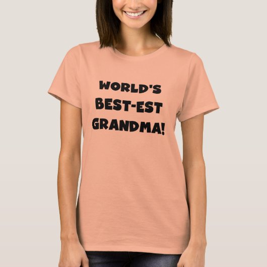 T-shirts et cadeaux de noir de grand-maman du (Devant)