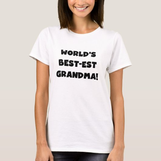 T-shirts et cadeaux de noir de grand-maman du (Devant)