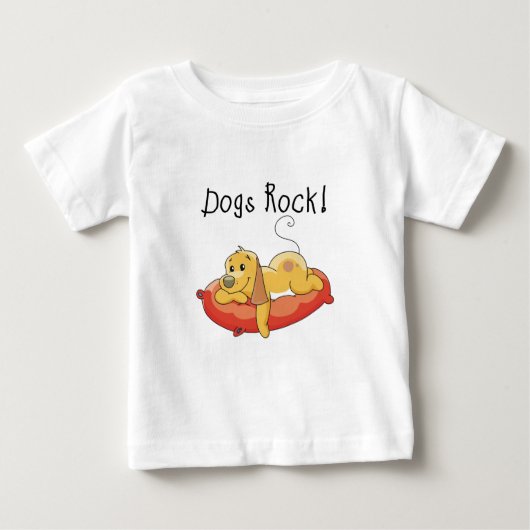 T-shirts et cadeaux de roche de chiens (Devant)