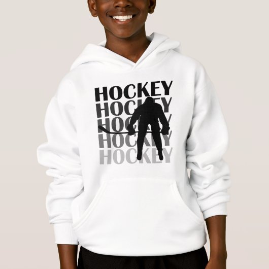 T-shirts et cadeaux de silhouette d'hockey (Devant)