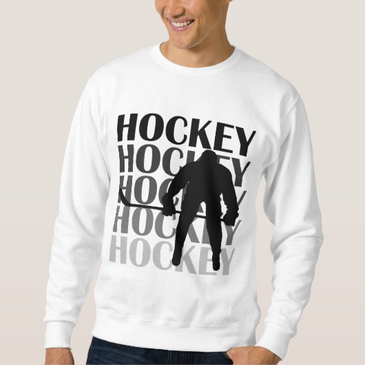 T-shirts et cadeaux de silhouette d'hockey (Devant)
