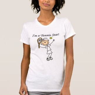 T-shirts et cadeaux de star du tennis de fille