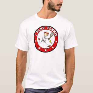 T-shirts et cadeaux de tennis de jeu d'I des