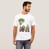 T-shirts et cadeaux de train de singe et (Devant entier)