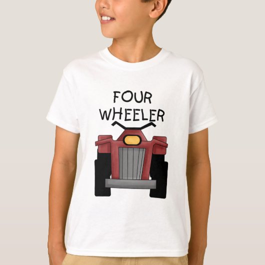 T-shirts et cadeaux de voiture à quatre roues (Devant)