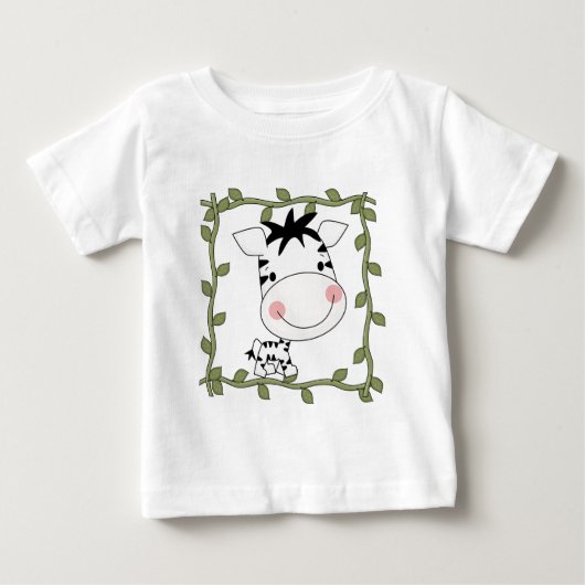 T-shirts et cadeaux de zèbre de bébé (Devant)