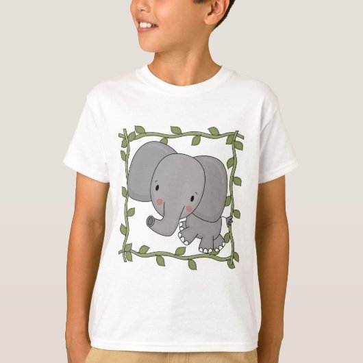 T-shirts et cadeaux d'éléphant de bébé (Devant)
