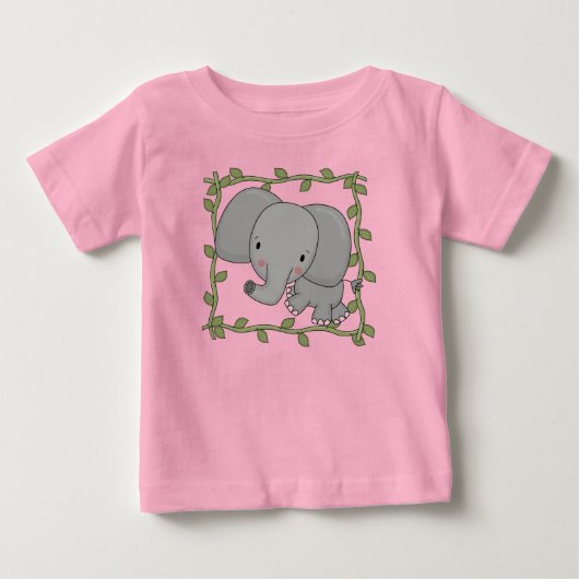 T-shirts et cadeaux d'éléphant de bébé (Devant)