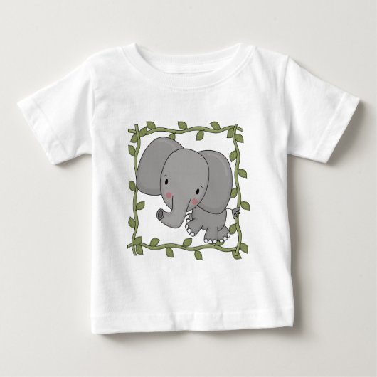 T-shirts et cadeaux d'éléphant de bébé (Devant)