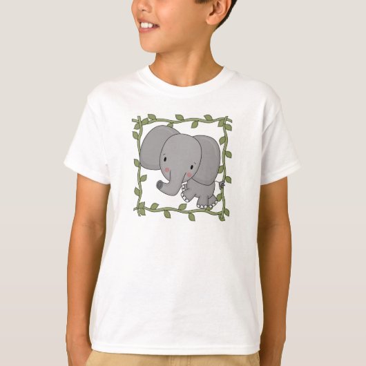 T-shirts et cadeaux d'éléphant de bébé (Devant)