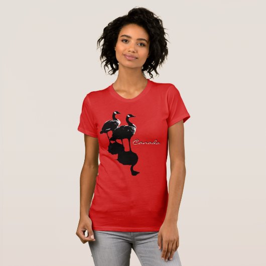 T-shirts et cadeaux d'oie pour femmes Canada (Devant entier)