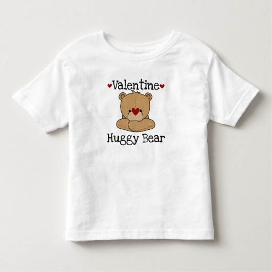 T-shirts et cadeaux d'ours de Valentine Huggy (Devant)