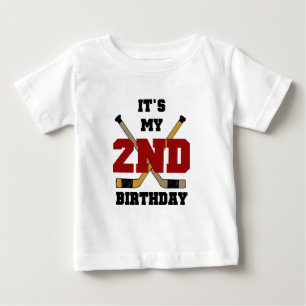 T-shirts et cadeaux du 2e anniversaire de hockey