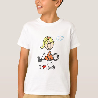 T-shirts et cadeaux du football d'amour de la