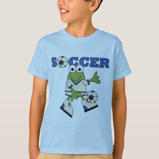 T-shirts et cadeaux du football de grenouille (Devant)