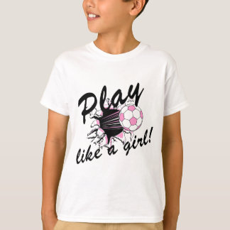 T-shirts et cadeaux du football des filles