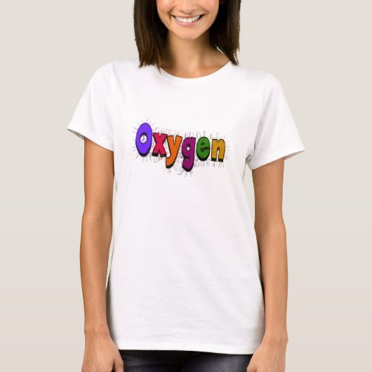 T-shirts et cadeaux du "oxygène" de thérapeute (Devant)