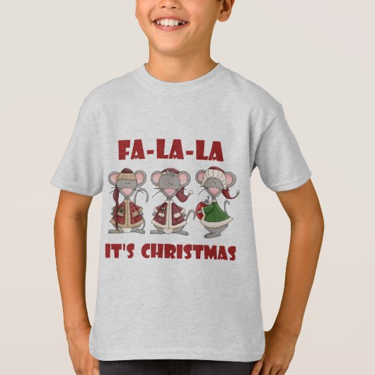 T-shirts et cadeaux Fa La Christmas (Devant)