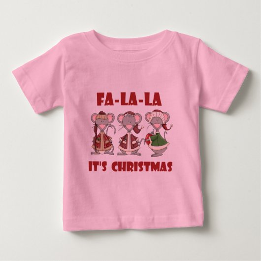 T-shirts et cadeaux Fa La Christmas (Devant)