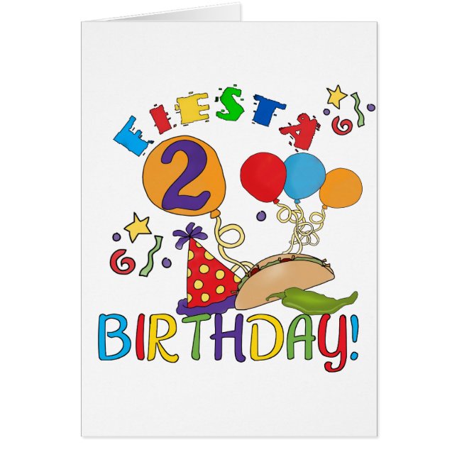 T-shirts et cadeaux Fiesta 2e anniversaire (Devant)