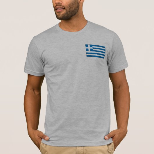 T-shirts et cadeaux grecs de drapeau (Devant)