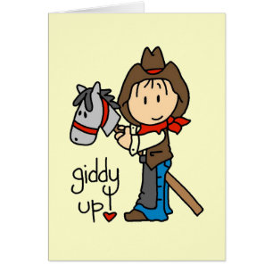 T-shirts et cadeaux hauts étourdis de cowboy