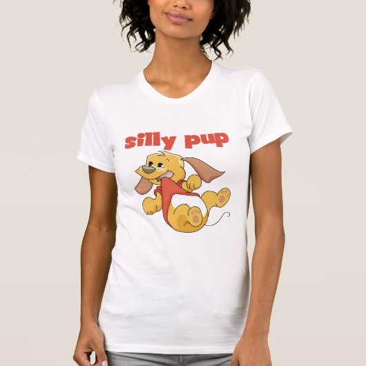 T-shirts et cadeaux idiots de chiot (Devant)