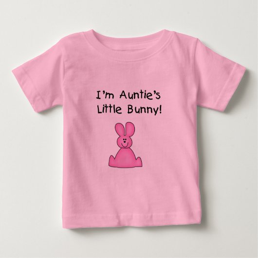 T-shirts et cadeaux Little Bunny de la tante rose (Devant)