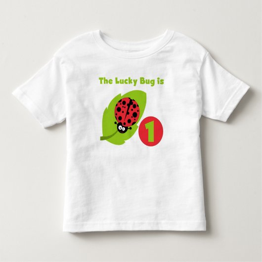 T-shirts et cadeaux Lucky Bug 1er anniversaire (Devant)