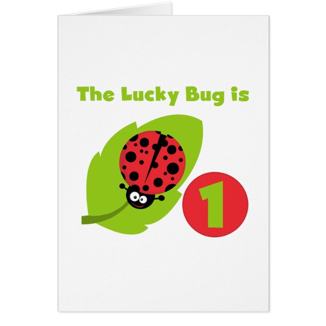 T-shirts et cadeaux Lucky Bug 1er anniversaire (Devant)