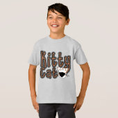 T-shirts et cadeaux mignons de chat de Kitty (Devant entier)