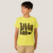 T-shirts et cadeaux mignons de chat de Kitty (Devant entier)