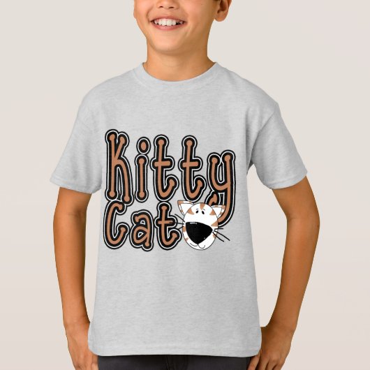 T-shirts et cadeaux mignons de chat de Kitty (Devant)