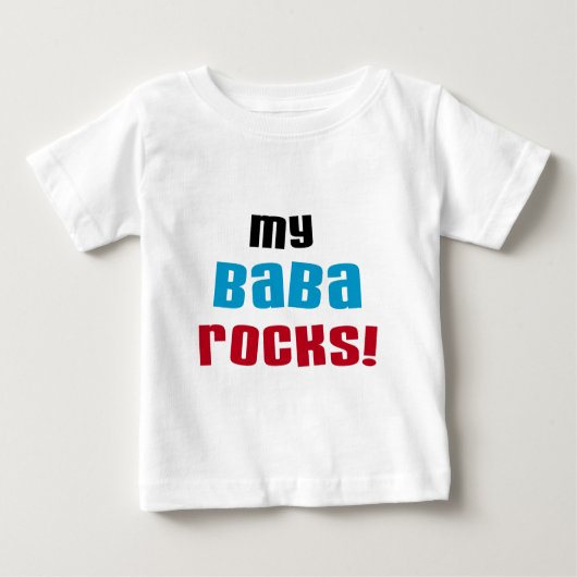 T-shirts et cadeaux My Baba Rocks (Devant)