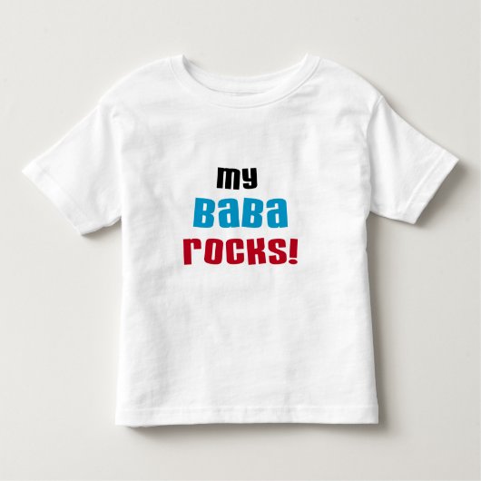 T-shirts et cadeaux My Baba Rocks (Devant)