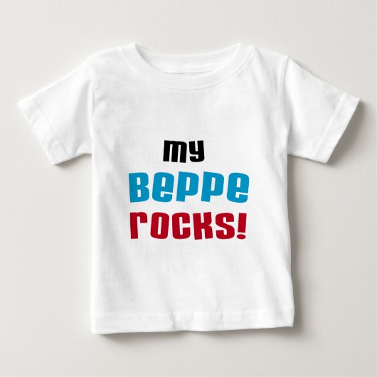 T-shirts et cadeaux My Beppe Rocks (Devant)