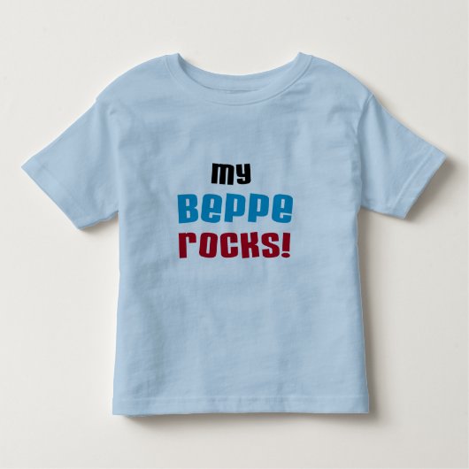 T-shirts et cadeaux My Beppe Rocks (Devant)