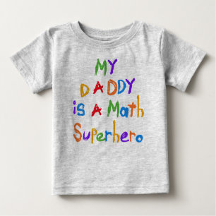 T-shirts et cadeaux My Daddy Math Superhero