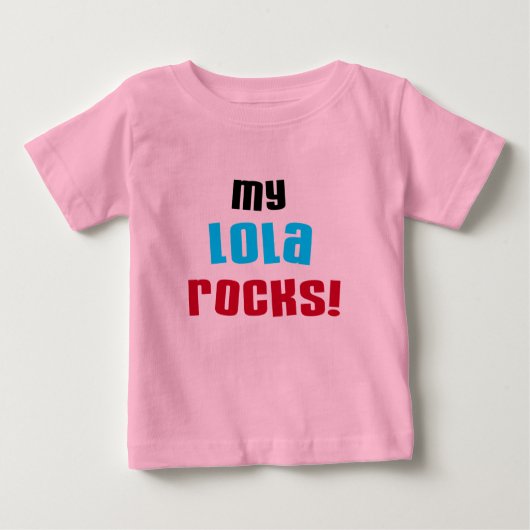 T-shirts et cadeaux My Lola Rocks (Devant)