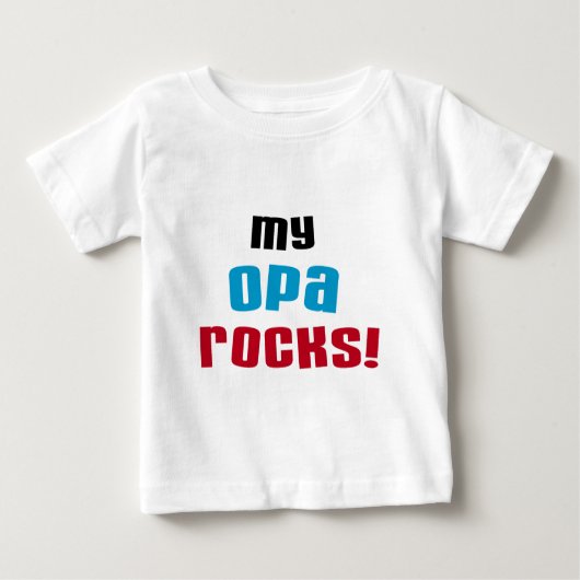T-shirts et cadeaux My Opa Rocks (Devant)