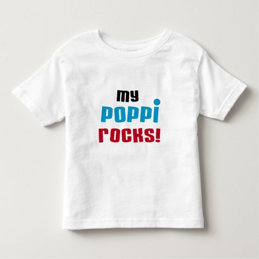 T-shirts et cadeaux My Poppi Rocks (Devant)