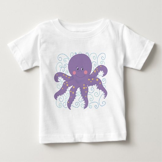 T-shirts et cadeaux Octopus violets (Devant)