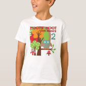 T-shirts et cadeaux Owl 2nd Birthday (Devant)