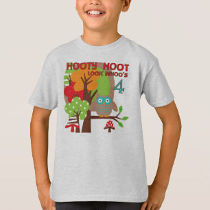 T-shirts et cadeaux Owl 4th Birthday