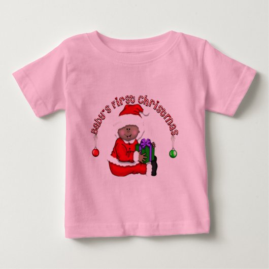 T-shirts et cadeaux père Noël Elf Baby (Devant)